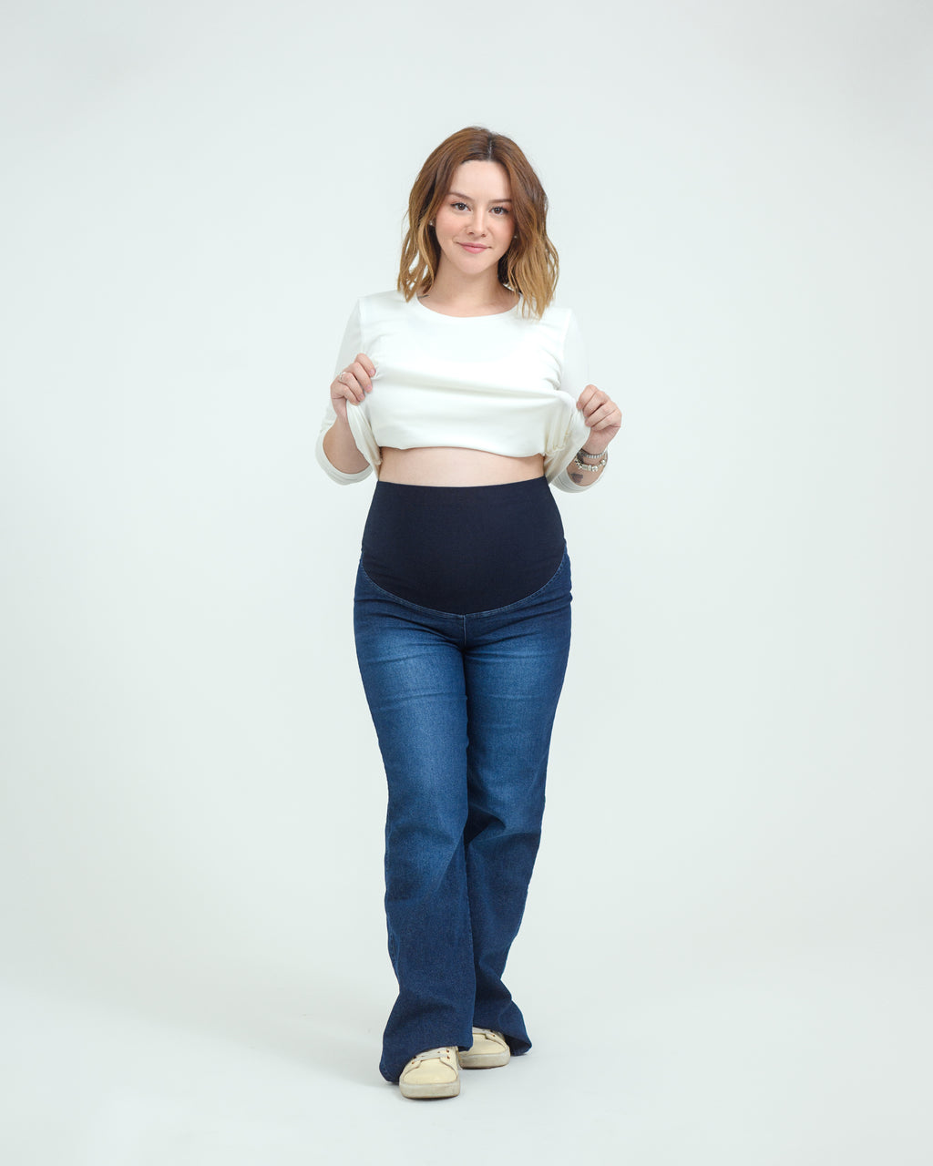 Jeans Palazzo - Azul