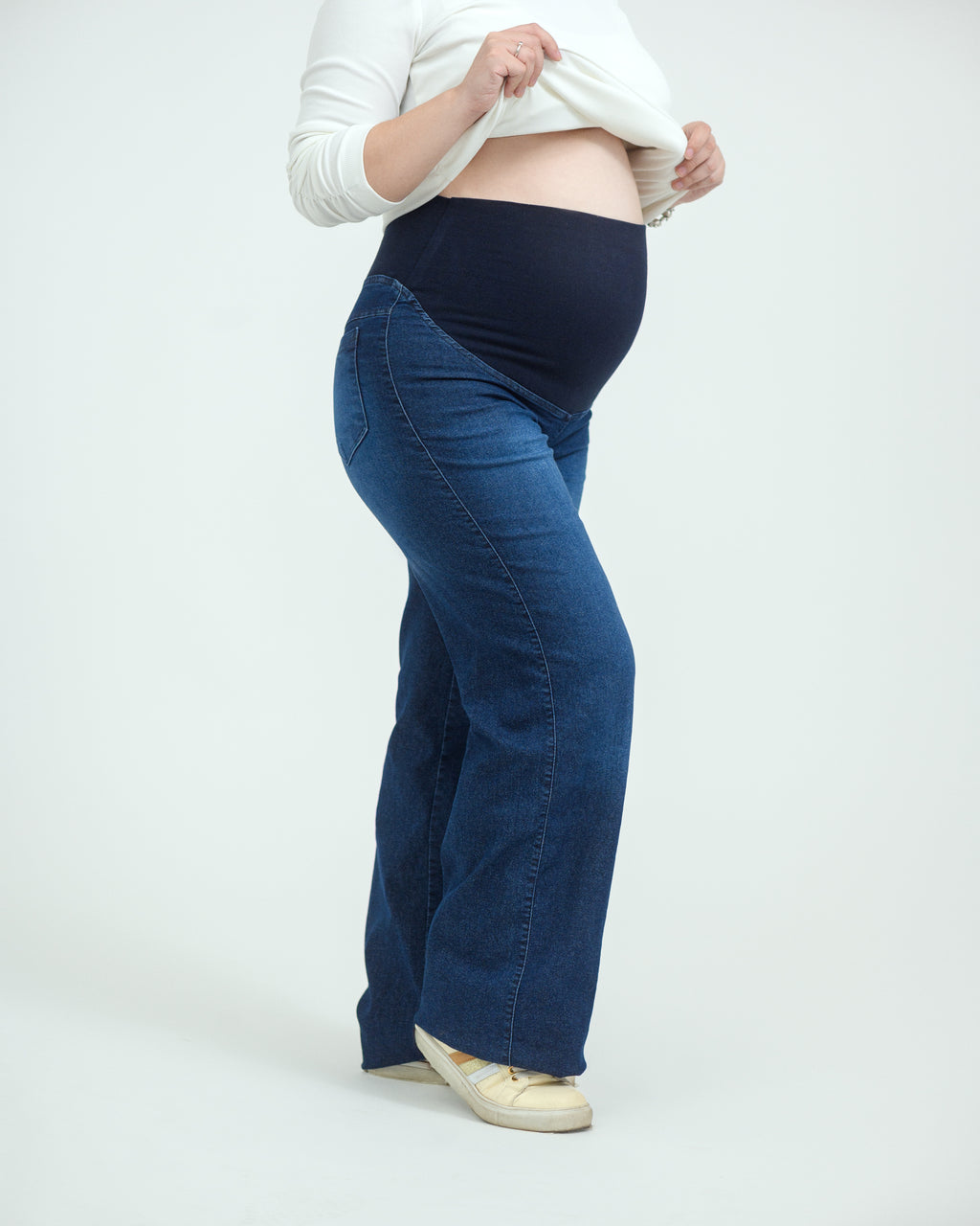 Jeans Palazzo - Azul